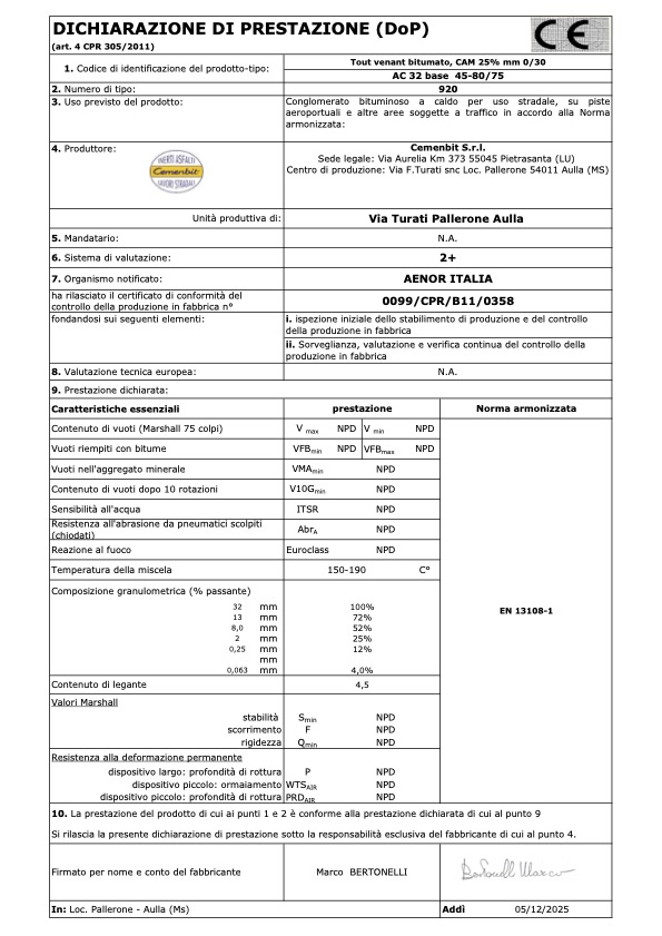 DoP 920-Tout venant 0-30